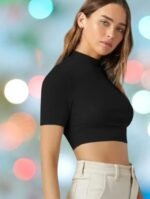 Women's High/Turtle Neck Short - Image 3
