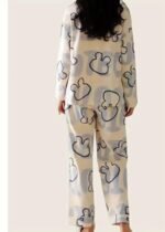 Women’s Cotton Pajama Set with Top & Pants|| Korean Night Suit|| Lightweight Printed Set || Soft & Comfy Sleepwear for Girls & Women || - Image 4