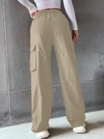 Women's Cargo Pants, Casual Trousers with Pockets - Image 6
