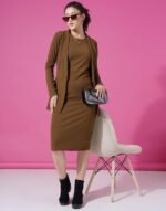 Western Dress | Lycra Dress with Blazer for Women | Two Piece Dress for Women - Image 4