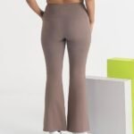 for Women | High Waisted Flared Pants | Athletic Flare Pants with Zero Transparency | Moisture Wicking Spandex Fabric | 4 Way Stretch | Flare Pants for Yoga, Workout - Image 5