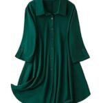 Shirt Dress Knee Length Dress | Loose Fit | Button-Down | | 3/4 Sleeve | Summer Wear | Available in (Pack of 2 | Value Pack)