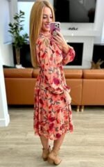 Women's Printed Dresses – Elegant Floral & Solid Styles, Mini to Midi Lengths, Puff & Long Sleeve Options for Casual - Image 4