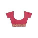 Silk Works Women's Green Pure Khaddi Saree - Image 6