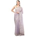 Silk Saree with Hand Zari Embroidery  Festive & Occasion Wear