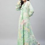 Women's Rayon Marbled Dress