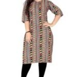 Cotton Blend Straight Kurti for Women_(Kurti01)