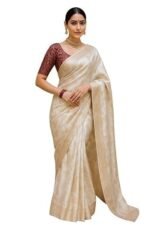 Pure Original Kanjivaram Zari weaving silk Royal Rajwadi Kalamkari kanchipuram desinger Saree With Blouse piece for Wedding - Image 2