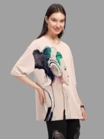 Trendy Printed Oversized T-Shirt for Women - Image 5