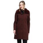 Womens Self-design coat
