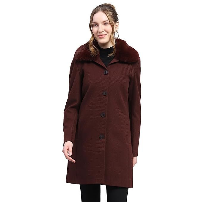 610meOlyL._SX679_-2.jpg Womens Self-design coat - Image 1