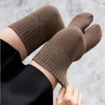 Wool Warm Thigh High Socks | Knitted Thick Thermal Woolen Socks for Women Winter Wear Knee Length | Knee High Leg Warmers Long Socks Boot Cuffs Knee Cap | Stocking Girls - Image 5