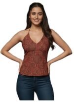 STAR Women Oversized Spread Collar Classic Opaque Casual Shirt