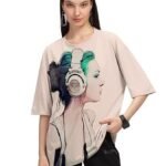 Trendy Printed Oversized T-Shirt for Women