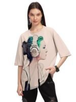 Trendy Printed Oversized T-Shirt for Women