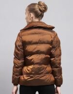 Womens Solid High Neck Full Sleeve Jacket - Image 4