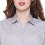 Polyester Long Line Regular Fit Shirt - Image 4