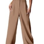 Waist Trousers for Women  Flared Korean Style Formal Pants | Elegant Workwear for Office, College & Events (Available in Plus Size and Combo Pack of 2)