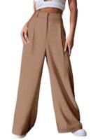 Waist Trousers for Women  Flared Korean Style Formal Pants | Elegant Workwear for Office, College & Events (Available in Plus Size and Combo Pack of 2)