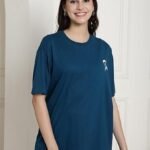 Cotton Oversized Baggy Fit Drop Shoulder Latest Aesthetic & Cool Graphic Printed Half Sleeve Tshirt for Women |Trendy Tees |Casual Loose Korean T-Shirt