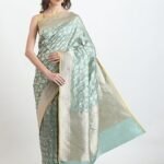 Silk Banarasi Silk Saree Original, Handloom Saree Silk, Banarasi Saree for Women, Pure Silk Sarees for Women Original with Unstitched Blouse Piece