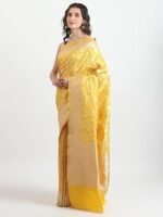 Banarasi Silk Saree Original Silk Handloom Saree Banarasi Saree for Women Pure Silk Sarees for Women Saree Banarasi Silk with Blouse - Image 4