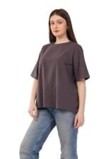 Oversized Cotton T-Shirt, Short Sleeve, Loose Fit
