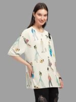 Trendy Printed Oversized T-Shirt for Women - Image 5
