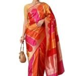 Banarasi Silk Saree - Pure Zari Work with Unstitched Blouse | Traditional Bridal for Grand Festive Celebrations