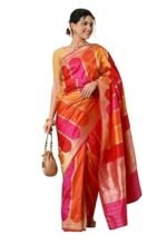 Banarasi Silk Saree - Pure Zari Work with Unstitched Blouse | Traditional Bridal for Grand Festive Celebrations