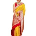 Silk Weaving Kanjivaram Saree with Unstitched Blouse Piece