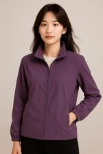 Women's Windcheater Jacket - Lightweight Polyester Zipper Closure With Side Pockets | Full Sleeve Jacket For Womens| Stylish & Water-Resistant - Image 4