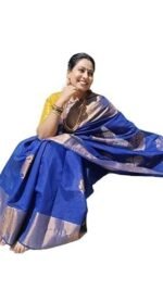 Chiffon Silk Saree Breathable, Smooth Fabric with Modern & Traditional Embroidery Touch - Image 3