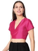 Women's Silk Blend Stretchable Blouse for Festive Wedding Party