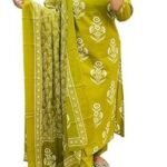Floral Printed Stright Kurta with Pant & Dupatta Set | Kurta set