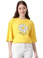 Solid Slim Fit T-Shirt Â Classic Round Neck, Stretchable Cotton Tee