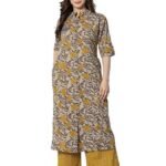 Women printed kurta set with pant | best for office