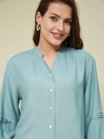 Premium Cotton Shirt for Women with Pocket, Free Size - Image 3