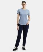 Super Combed Cotton Stripe Fabric Relaxed Fit Round Neck Half Sleeve T-Shirt - Image 6