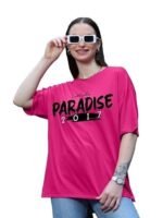 Cottonblend Half Sleeve Oversized Regular Fit T-Shirts - Image 4