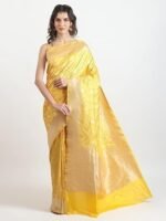 Banarasi Silk Saree Original Silk Handloom Saree Banarasi Saree for Women Pure Silk Sarees for Women Saree Banarasi Silk with Blouse - Image 3