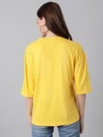 Solid Slim Fit T-Shirt Â Classic Round Neck, Stretchable Cotton Tee - Image 6