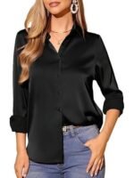 Shringaar Women's Readymade Polyester Taffeta Floor Length Shirt - Image 6