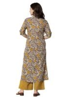 Women printed kurta set with pant | best for office - Image 3