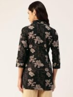 Womens  Long Sleeve Button Down Shirts for Women Fashion (Black, Large) - Image 3