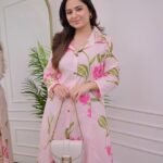 Embroidery Solid Anarkali Kurta and Pant Set with Dupatta