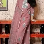 Rayon Viscose Printed Straight Kurta with Pant & Dupatta