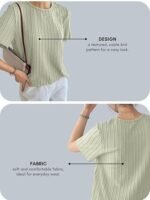 Fashion Tops Â Crop Top, Loose Fit Oversized Shirts & Stylish Korean Tank Tops for Summer Wear - Image 5