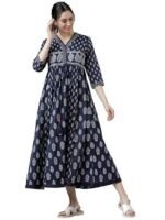 Women Maxi Multicolor Midi/Calf Length Dress - Image 4