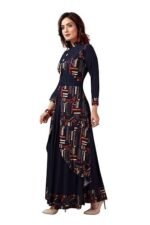 textiles Women Rayon A-Line Long Kurti(M-2082) - Image 4